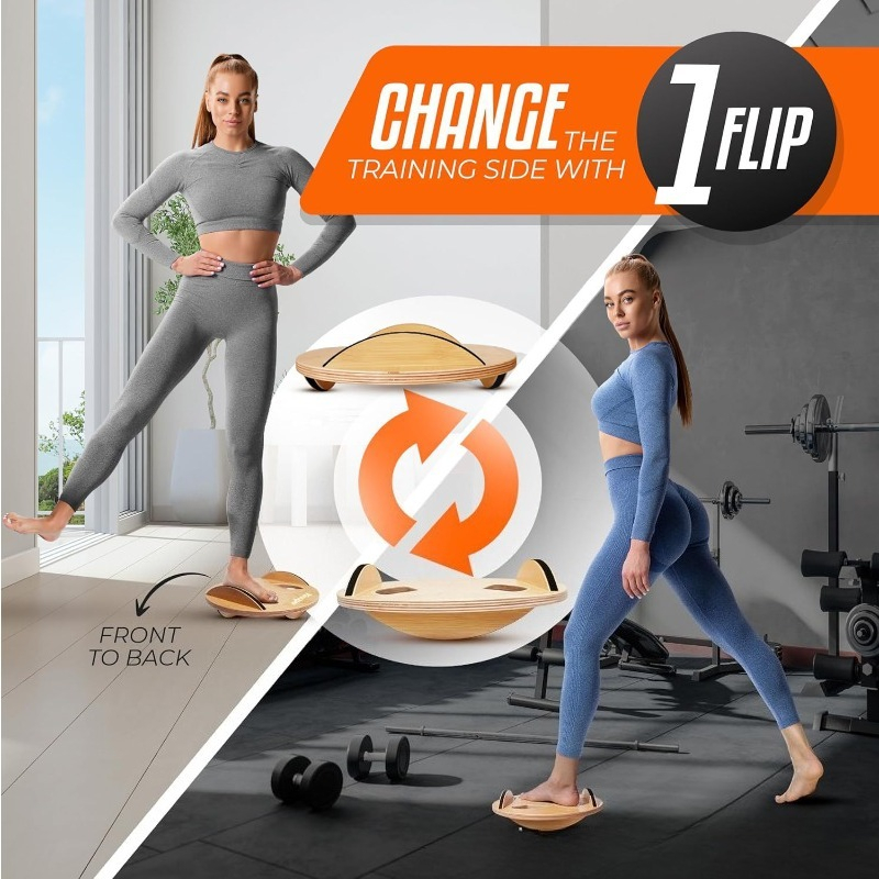 Prancha de Equilíbrio de Madei - Yoga Fitness Training avaliação e preço